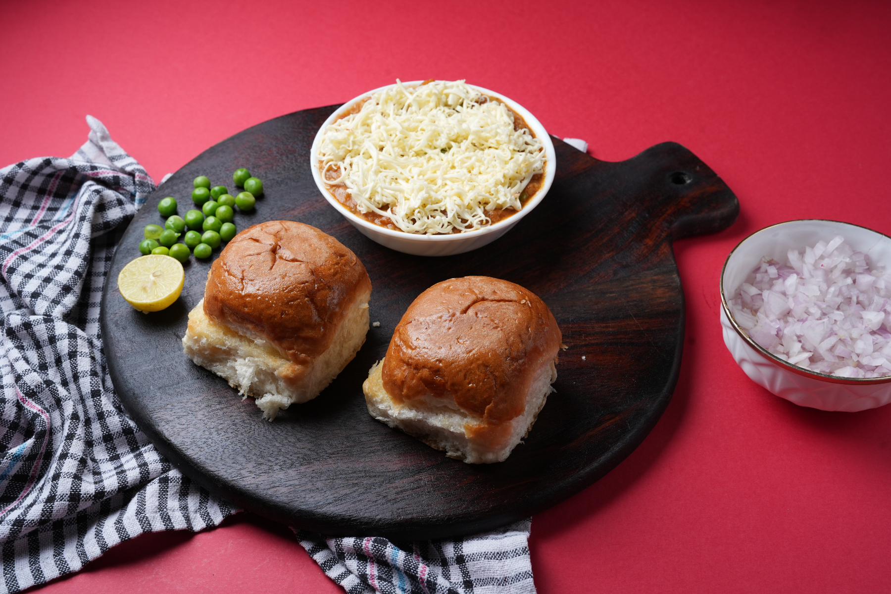 Cheese Pav Bhaji — Mumbai Local Kottayam